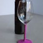 Personalised Glittered Wine Glass, thumbnail 2 of 12
