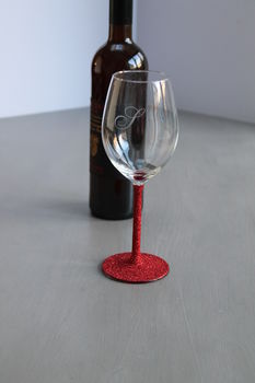 Personalised Glittered Wine Glass, 11 of 12
