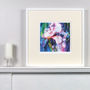 Pink Iris Limited Edition Fine Art Canvas Print, thumbnail 2 of 4