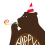 Happy Bearthday Birthday Card, thumbnail 2 of 2