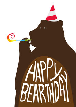 Happy Bearthday Birthday Card, 2 of 2