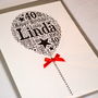 40th Happy Birthday Balloon Sparkle Card, thumbnail 8 of 12