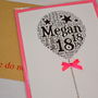 18th Happy Birthday Balloon Sparkle Card, thumbnail 12 of 12