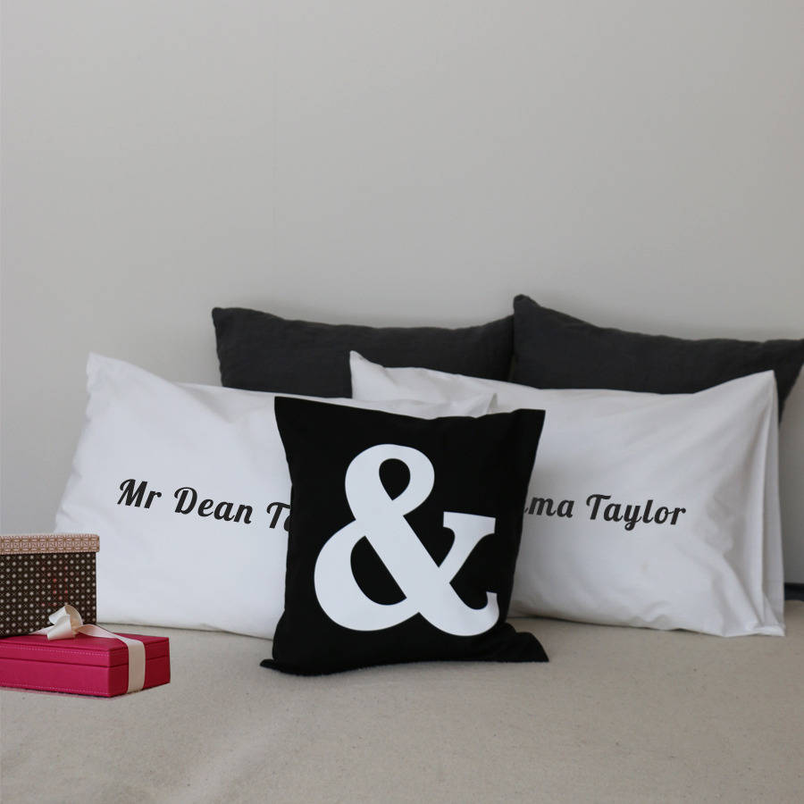 Personalised Pillowcases With Names By Minna's room