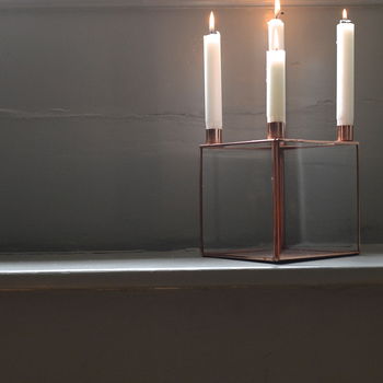 Soft Copper Candle Or Brass Holder, 2 of 2