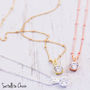 Traditional Solitaire Necklace + Earring Gift Set, thumbnail 4 of 7