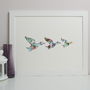 Large Framed Flying Geese Artwork, thumbnail 5 of 7