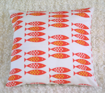 Newlyn Fish Cushion Cover, 3 of 4