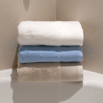 Personalised Como Organic Cotton Luxury Towel, 5 of 5