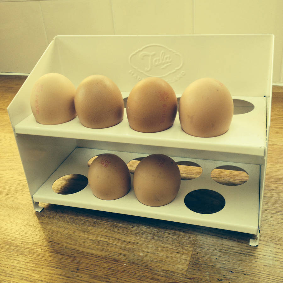 egg storage rack / classic cream metal by garden selections ...