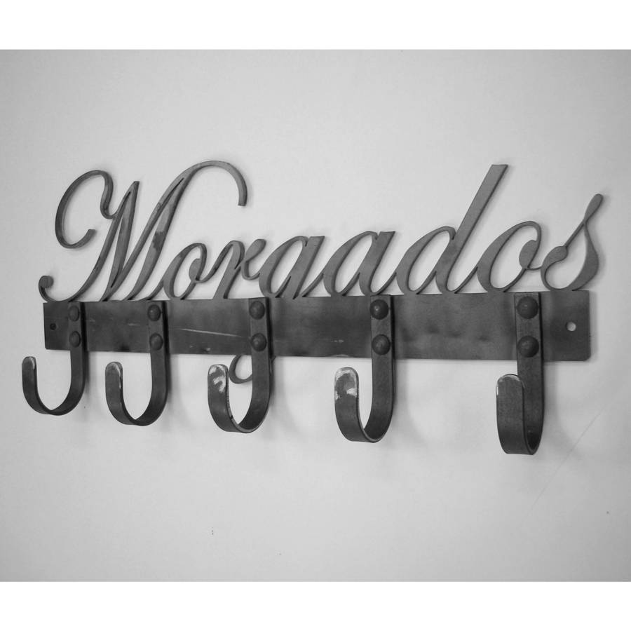 personalised wall hooks