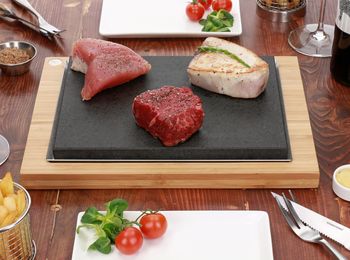 The Steak Sharer Hot Stone Cooking Lava Set, 6 of 6