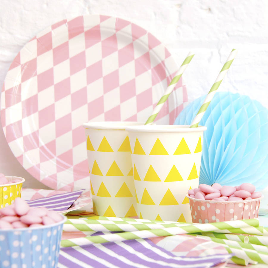 Pastel Party Tableware Set By Peach Blossom