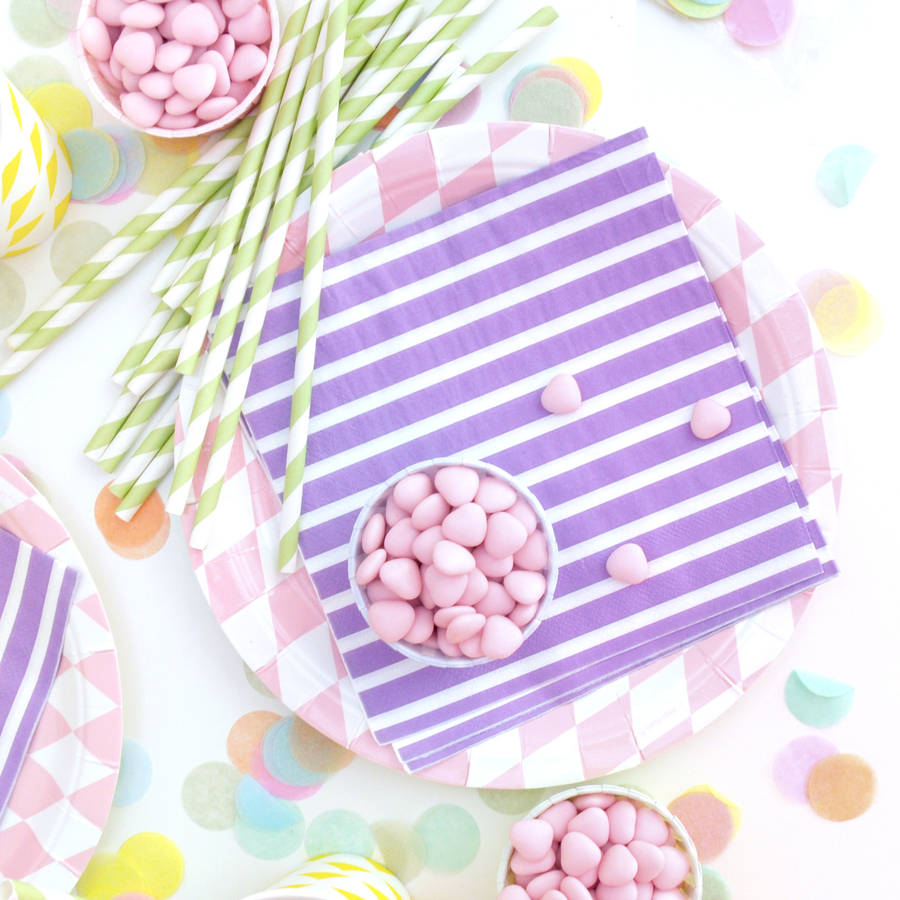 Pastel Party Tableware Set By Peach Blossom