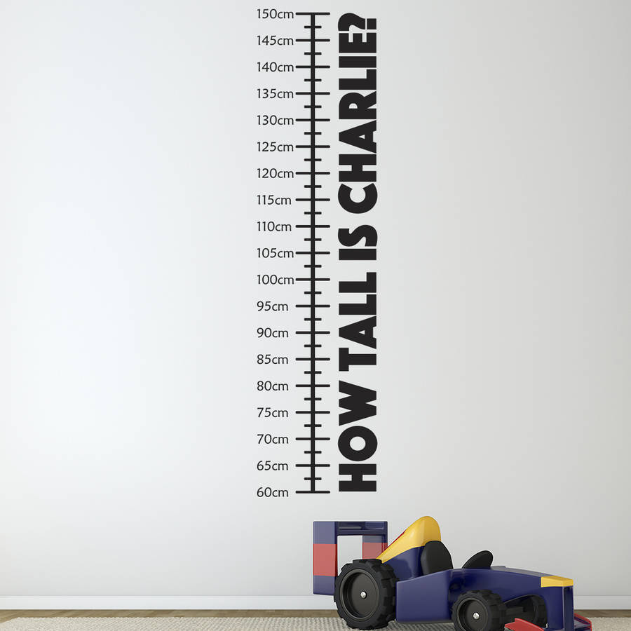 Kids Height Wall Chart