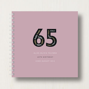 Personalised 65th Birthday Memories Album, 7 of 11