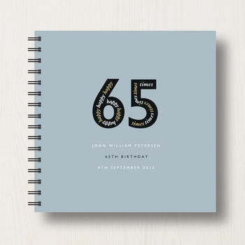 Personalised 65th Birthday Memories Album, 9 of 11