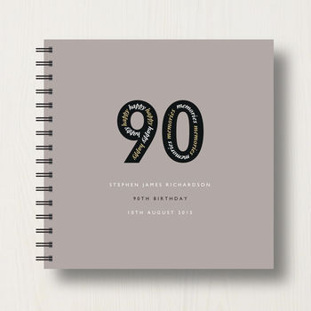Personalised 90th Birthday Memories Album, 8 of 11