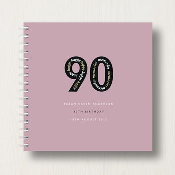 Personalised 90th Birthday Memories Album, 9 of 11