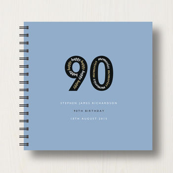 Personalised 90th Birthday Memories Album, 10 of 11
