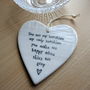 Porcelain Round Heart Decorations, thumbnail 3 of 7