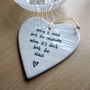 Porcelain Round Heart Decorations, thumbnail 4 of 7