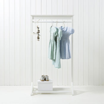 rail clothes furniture oliver children childrens boutique hanging rack modern notonthehighstreet nubie clothing barn cuckooland vit kleiderstaender beach funiture hanger