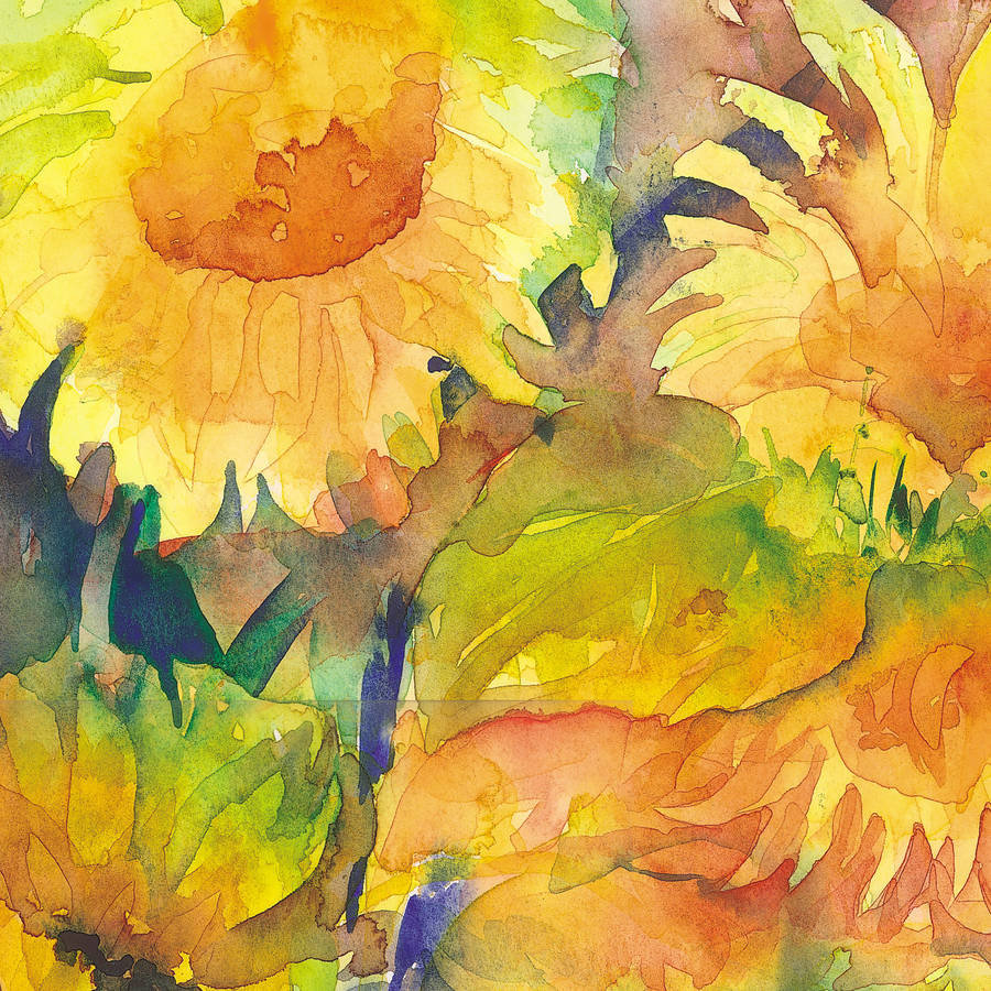 Limited Edition Sunflowers Two Fine Art Canvas Print, 1 of 3