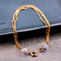 Delicate Satellite Chain Bracelet With Swarovski Beads, thumbnail 5 of 7