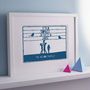 Personalised Family Names And Silhouette Papercut, thumbnail 5 of 8