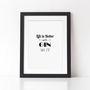 Life Is Better With Gin In It Print, thumbnail 1 of 2