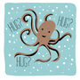 Octopus Hug Get Well Card, thumbnail 2 of 2