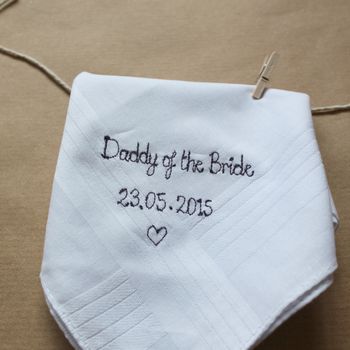 Daddy Of The Bride Handkerchief, 3 of 4