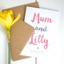 Personalised Best Friends Card For Mum, thumbnail 5 of 5