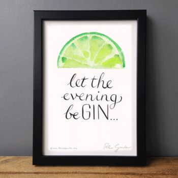 'Let The Evening Be Gin' Original Painting, 11 of 12