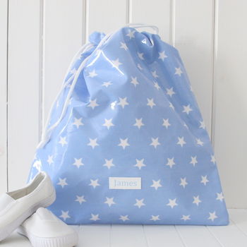 Personalised Oilcloth Wipe Clean Pe Bag, 4 of 5