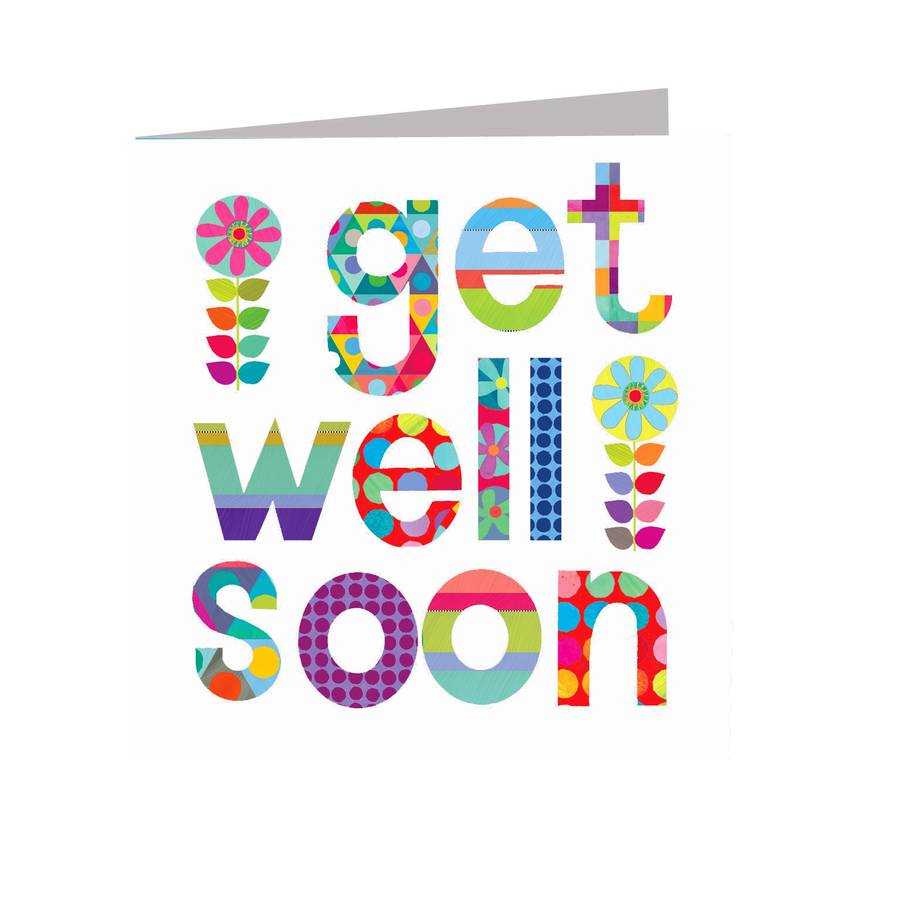 sparkly get well word card by kali stileman publishing ...