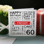 Personalised 60th Birthday Card, thumbnail 4 of 8