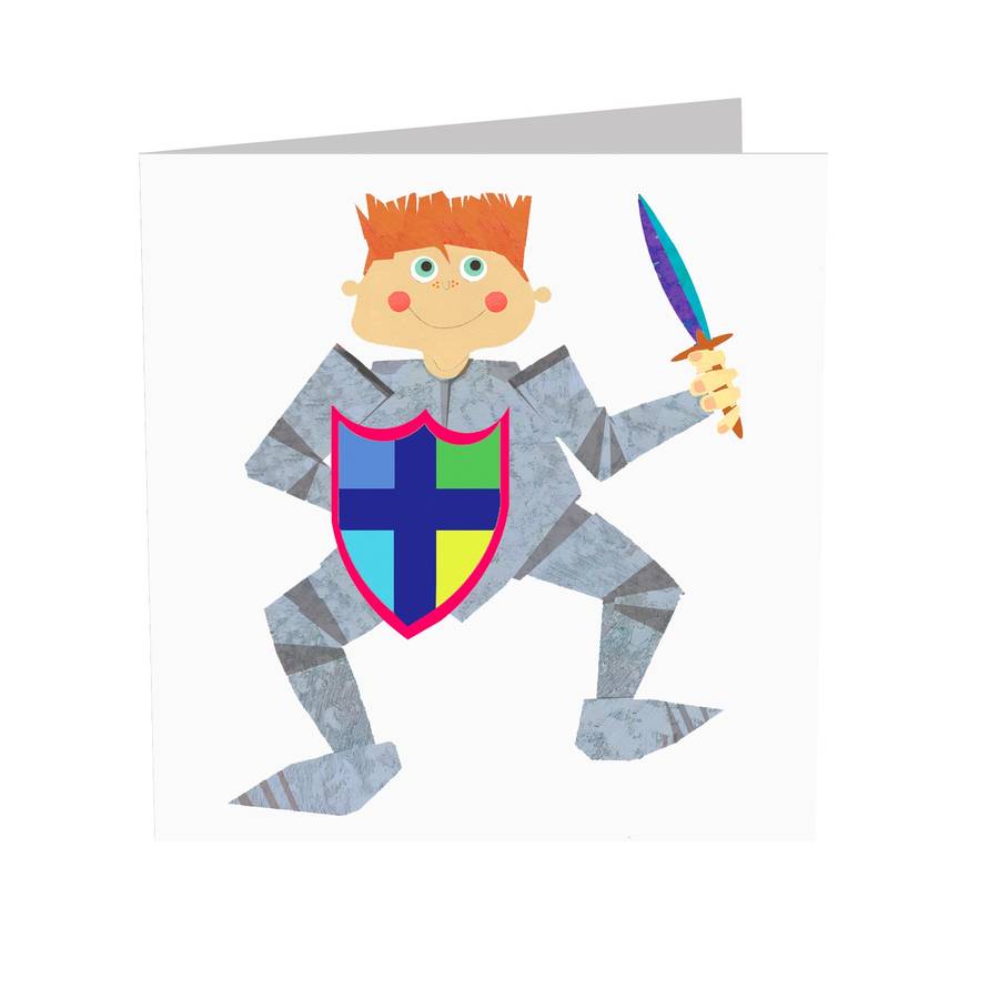 Sparkly Knight Card By Kali Stileman Publishing Notonthehighstreet