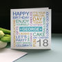 Personalised 18th Birthday Card, thumbnail 4 of 7