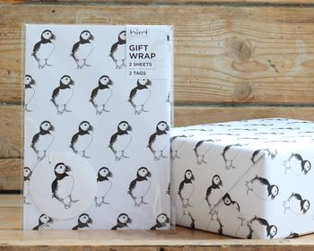 Puffin Print Gift Wrap, 2 of 3