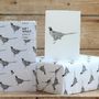 Pheasant Print Gift Wrap With Tags, thumbnail 1 of 3