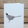 Pheasant Print Gift Wrap With Tags, thumbnail 3 of 3