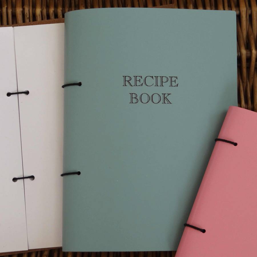 leather recipe book by artbox