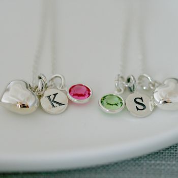 Birthstone Silver Necklace, 6 of 9