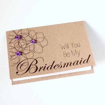 Personalised Will You Be My Bridesmaid Card, 4 of 6