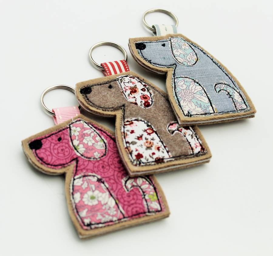 Dog Key Ring By Honeypips