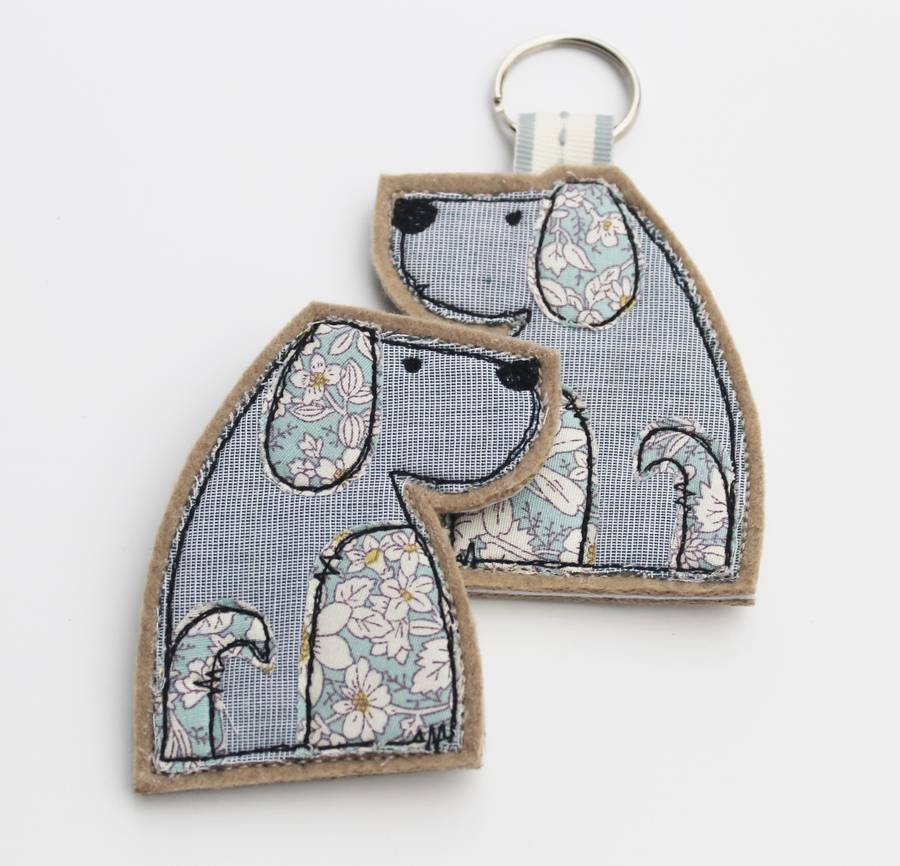 dog key ring by honeypips