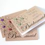 Personalised Thank You For Being My Bridesmaid Card, thumbnail 7 of 7