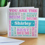 Personalised 'Best Mum' Mother's Day Card, thumbnail 2 of 5